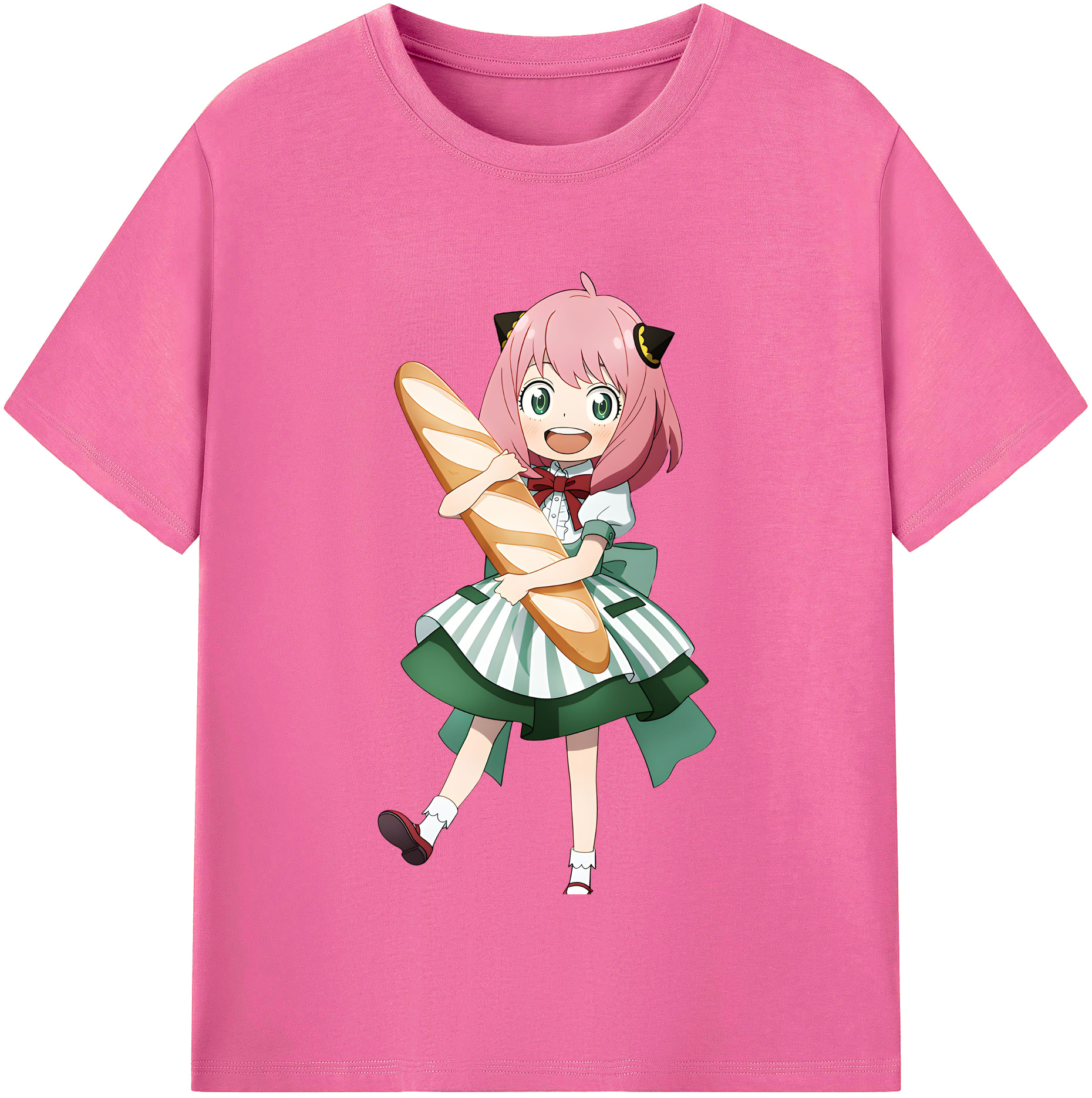 （画像用） SPY×FAMILY间谍家家酒 レディースカジュアルプリントTシャツ（綿100％）